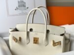 Replica Hermes Birkin Designer Tote Bag Epsom Leather 28355 White - Image 3