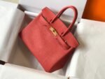 Replica Hermes Birkin Designer Tote Bag Epsom Leather 28354 Red