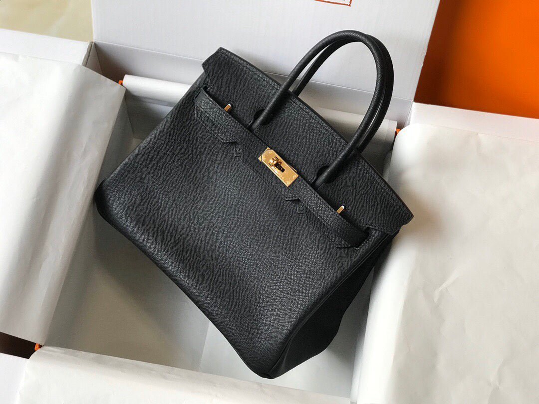 65327569f2a49.jpg Replica Hermes Birkin Designer Tote Bag Epsom Leather 28353 Black - Image 1