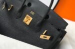 Replica Hermes Birkin Designer Tote Bag Epsom Leather 28353 Black - Image 5