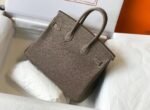 Replica Hermes Birkin Handbags Designer Hermes Bag Epsom Leather 28522 Elephant Grey - Image 2