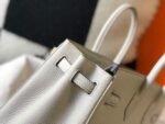 Replica Hermes Birkin Designer Tote Bag Togo Leather 28348 White - Image 6