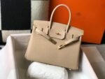 Replica Hermes Birkin Designer Tote Bag Togo Leather 28347 Apricot - Image 3