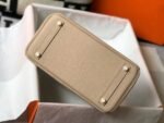Replica Hermes Birkin Designer Tote Bag Togo Leather 28347 Apricot - Image 4