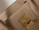 Replica Hermes Birkin Designer Tote Bag Togo Leather 28347 Apricot - Image 6