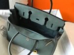 Replica Hermes Birkin Designer Tote Bag Togo Leather 28346 Almond Green - Image 8