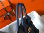 Replica Hermes Birkin Designer Tote Bag Togo Leather 28345 Navy Blue - Image 6