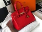 Replica Hermes Birkin Designer Tote Bag Togo Leather 28344 Red - Image 2