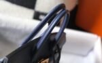 Replica Hermes Birkin Designer Tote Bag Togo Leather 28341 Dark Blue - Image 3