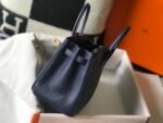 Replica Hermes Birkin Designer Tote Bag Togo Leather 28341 Dark Blue - Image 5