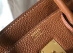 Replica Hermes Birkin Designer Tote Bag Togo Leather 28340 Tan - Image 5