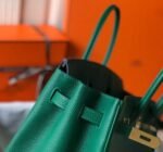 Replica Hermes Birkin Designer Tote Bag Togo Leather 28339 Green - Image 6