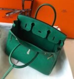 Replica Hermes Birkin Designer Tote Bag Togo Leather 28339 Green - Image 7