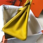 Replica Hermes Birkin Designer Tote Bag Togo Leather 28338 Yellow - Image 4