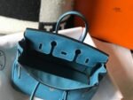 Replica Hermes Birkin Designer Tote Bag Togo Leather 28336 Blue - Image 7