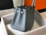 Replica Hermes Birkin Designer Tote Bag Togo Leather 28335 Light Blue - Image 9