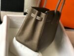 Replica Hermes Birkin Designer Tote Bag Togo Leather 28333 Elephant Grey - Image 5