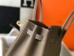 Replica Hermes Birkin Designer Tote Bag Togo Leather 28333 Elephant Grey - Image 9