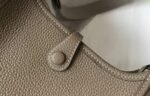 Replica Hermes Evelyne Bag Designer Hermes Mini Crossbody Real Bag 20425 Light Grey - Image 4