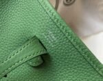 Replica Hermes Evelyne Bag Designer Hermes Mini Crossbody Real Bag 20424 Green - Image 4