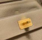 Replica Hermes Kelly 2424 Leather 29cm H230267 Elephant gray Shoulder bag - Image 4