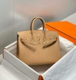 Replica Hermes Birkin Designer Tote Bag Togo Leather 28567 Camel - Image 2