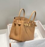 Replica Hermes Birkin Designer Tote Bag Togo Leather 28567 Camel - Image 3