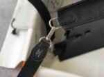 Replica Hermes Evelyne Bag Hermes Mini Crossbody Bag 20398 Silver Buckle Black - Image 5