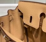 Replica Hermes Birkin Designer Tote Bag Togo Leather 28567 Camel - Image 7