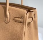 Replica Hermes Birkin Designer Tote Bag Togo Leather 28567 Camel - Image 15