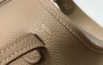 Replica Hermes Evelyne Bag Designer Hermes Mini Crossbody Bag 20395 Gold Buckle Gray - Image 6