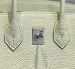 Replica Hermes Birkin Designer Tote Bag Togo Leather 28565 bubble green - Image 5