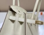 Replica Hermes Birkin Designer Tote Bag Epsom Leather 28388 Milkshake white - Image 3