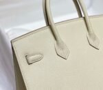 Replica Hermes Birkin Designer Tote Bag Epsom Leather 28388 Milkshake white - Image 4