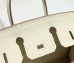 Replica Hermes Birkin Designer Tote Bag Epsom Leather 28388 Milkshake white - Image 6