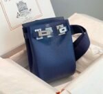 Replica Hermes H083591CK89 Hac a Dos GM backpack Navy blue - Image 2