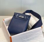 Replica Hermes H083591CK89 Hac a Dos GM backpack Navy blue - Image 4