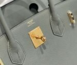 Replica Hermes Birkin Designer Tote Bag Epsom Leather 28370 Almond Green - Image 4