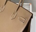 Replica Hermes Birkin Designer Tote Bag Epsom Leather 28369 elephant Gray - Image 4