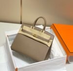 Replica Hermes Birkin Designer Tote Bag Epsom Leather 28369 elephant Gray - Image 8