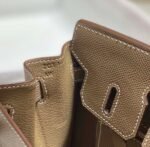 Replica Hermes Birkin Designer Tote Bag Epsom Leather 28369 elephant Gray - Image 12
