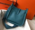 Replica Hermes H083435 Evelyne III 29 Shoulder Bag Silver Hardware Blue - Image 2