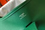 Replica Hermes H083435 Evelyne III 29 Shoulder Bag Silver Hardware Green - Image 5
