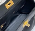 Replica Hermes Kelly 2424 Leather 29cm H230268 Black Shoulder bag - Image 7