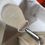 Replica Hermes H083435 Evelyne III 29 Shoulder Bag Silver Hardware Beige - Image 5