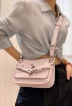 Replica Hermes 316413 Jyspiere Leather Hermes bags Pink H900916 - Image 10
