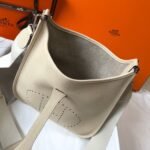 Replica Hermes H083435 Evelyne III 29 Shoulder Bag Silver Hardware Beige - Image 8