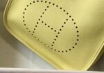 Replica Hermes H083435 Evelyne III 29 Shoulder Bag Silver Hardware Lemon Yellow - Image 2