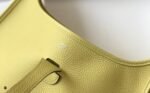 Replica Hermes H083435 Evelyne III 29 Shoulder Bag Silver Hardware Lemon Yellow - Image 5