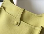 Replica Hermes H083435 Evelyne III 29 Shoulder Bag Silver Hardware Lemon Yellow - Image 6